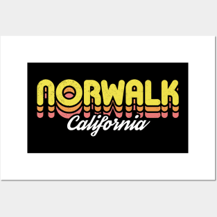 Retro Norwalk California Posters and Art